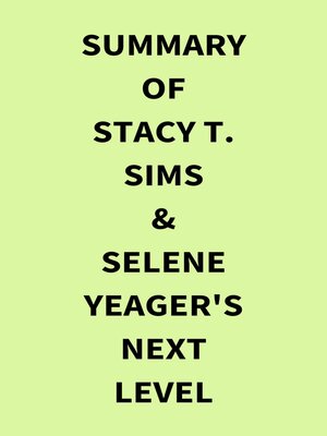 cover image of Summary of Stacy T. Sims & Selene Yeager's Next Level